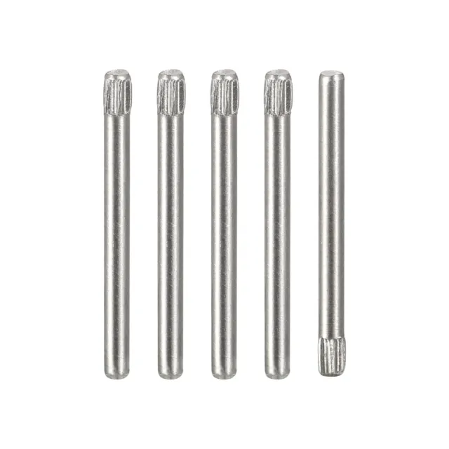 1.5x20mm Acier Goupilles, 5Pcs Molette Tête Bois Couchette Lit Étagère Support