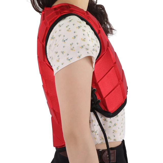 (CM)Equestrian Protective Vest Adjustable Shock Absorption Protective Kids