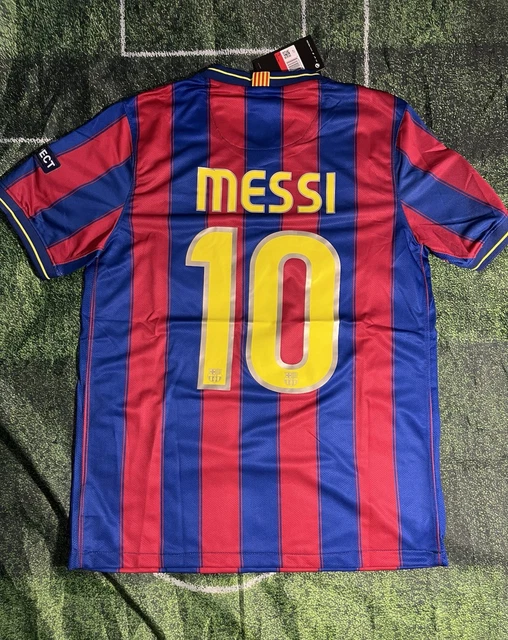 Maillot FC Barcelone Domicile 2011/2012 – #10 Messi – Taille L – Neuf Avec Défauts