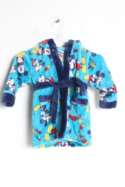 Matalan Disney Mickie Mouse Baby Fleece Dressing Gown - Age 12 18 Months (93e)