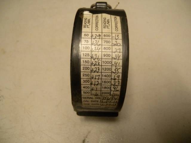 Davis Instrument Mfg. Anemometer Coal Mining Wind Gauge, High Speed 3