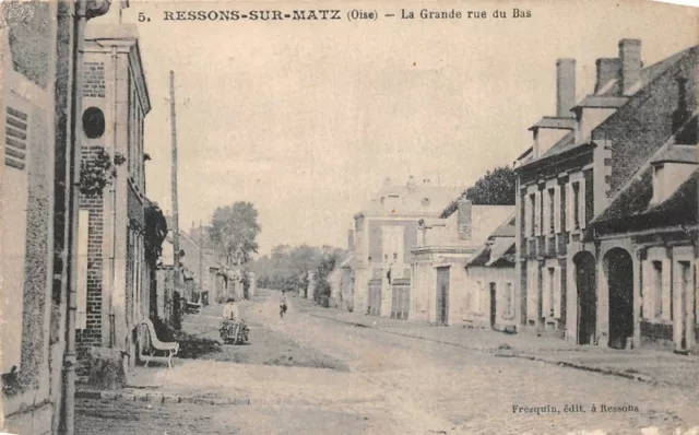Ressons sur Matz la grande rue du bas