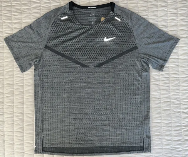 Nike Tech Running Shirt Dri-Fit Adv Slim Fit/Mens/Size Large/DM4753-010/New