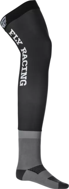 Fly Racing Knee Brace Mx Socks - Black/Grey/White