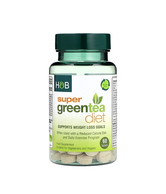 HOLLAND AND BARRETT Super Green Tea Diet 60 Tablets. (New Packaging) £16.89 PicClick UK