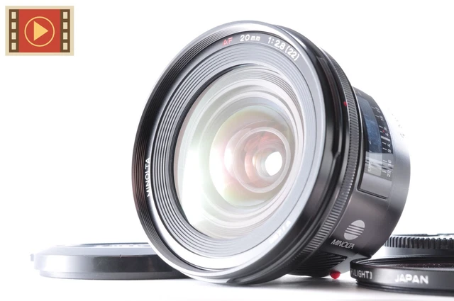 N Mnt Mnolta Af 20mm F/2.8 Objectf Grand Angle + Capuchon Fltre De Japon | eBay