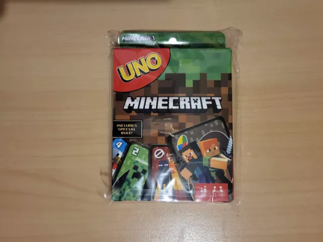 Uno Super Mario Jeu de cartes et jeu de cartes Uno Minecraft