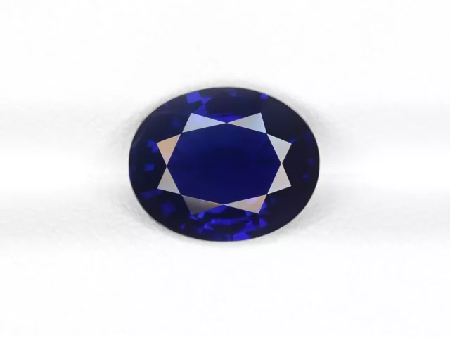 GIA IGI Certified KASHMIR Blue Sapphire 3.48 Cts Natural Untreated Oval