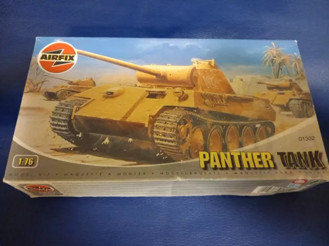 Airfix  1:76 Bausatz Panther Tank  Panzer In OVP Unbebaut