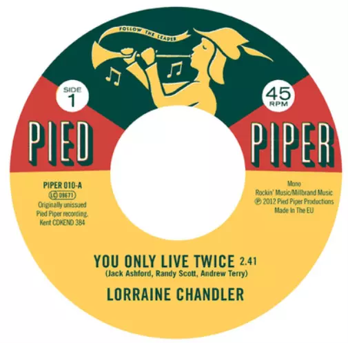 Lorraine Chandler You Only Live Twice (Vinyl) 7" Single (US IMPORT)