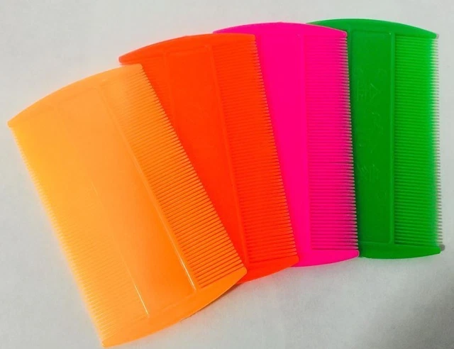 NEW Durable Double Sided Nit Combs Hair Head Lice Dectection Comb Kids Pet Flea