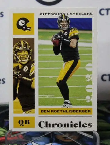 2020 Panini Cronicles Ben Roethlisberger # 80 Nfl Pittsburgh Steelers Gridiron