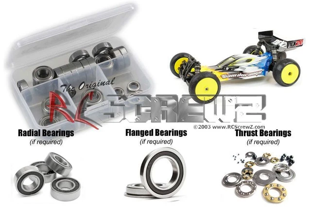 RCScrewZ Durango DEX210 2wd Buggy (TD102014) Rubber Shielded Bearings - durg005r