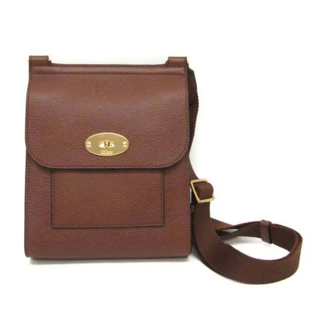 Mulberry Small Antony Leather Shoulder Bag Color Brown