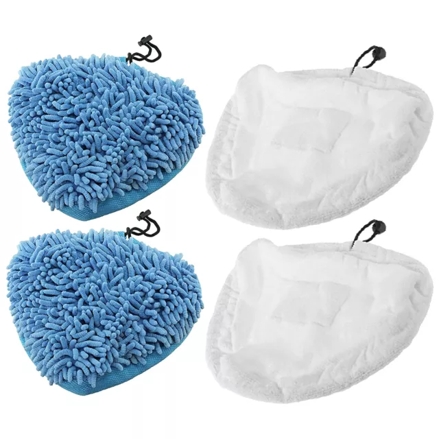 UNIVERSAL Steam Mop Pads Cloths Cleaner Cover Pad Cloth Microfibre Coral