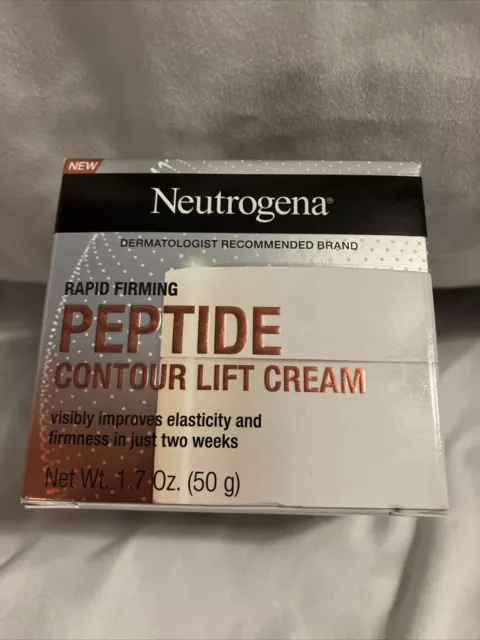 Neutrogena Rapid Firming Peptide Contour Lift Cream 1.7oz.(50g) New Box Seale
