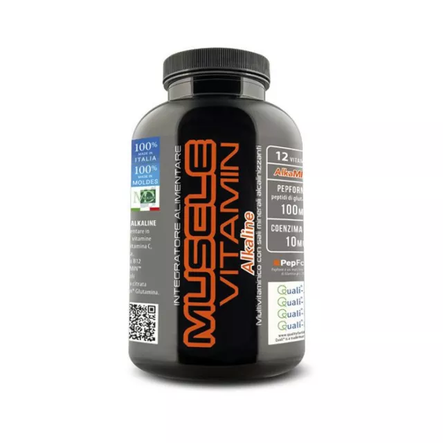 Net Muscle Vitamin ALKALINE multivitaminico e sali minerali alcalinizzati 120cpr