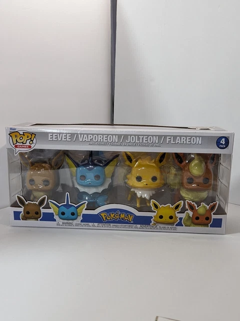 Funko Pop! Pokemon - Ultimate 4-Pack Eevee, Vaporeon, Jolteon, Flareon