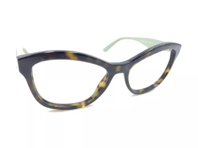 Prada VPR 29R 2AU-1O1 Tortoise Brown Green Eyeglasses Frames 54-17 140 Italy
