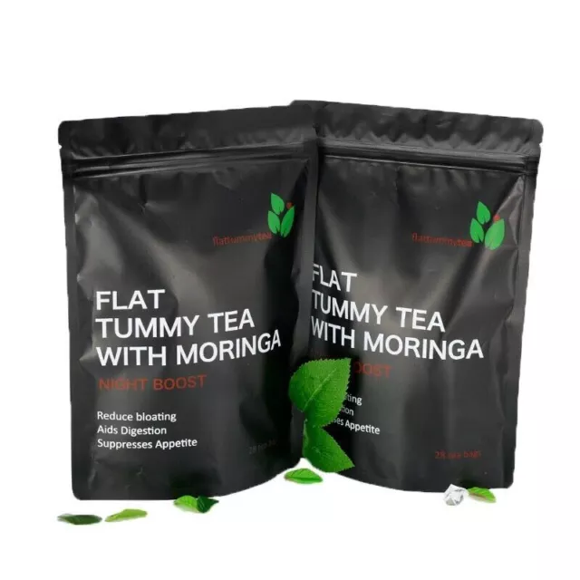 28x Flat Tummy Slim Detox Slimming Tea Weight Loss Fat Burner Energy Boost Tea