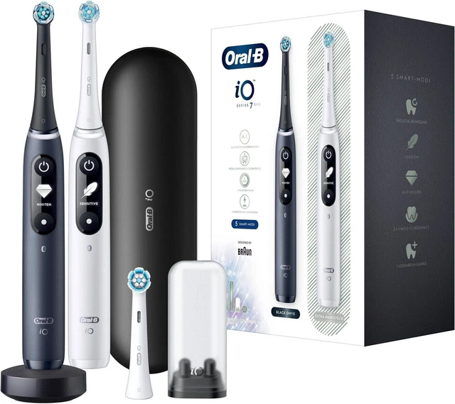 Oral B Io 7 Doppelpack Preisvergleich ORAL-B | IO Series 7 Duo | Elektrische Zahnbürste Doppelpack Schwarz