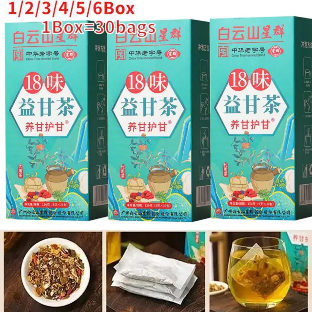1-6Box 18Flavors Liver Care Tea - 18 Flavors of Liver Protection Tea