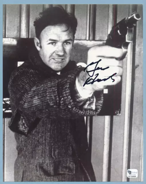 Signed GENE HACKMAN The French Connection 8x10 PHOTO GAI Authentic Coa