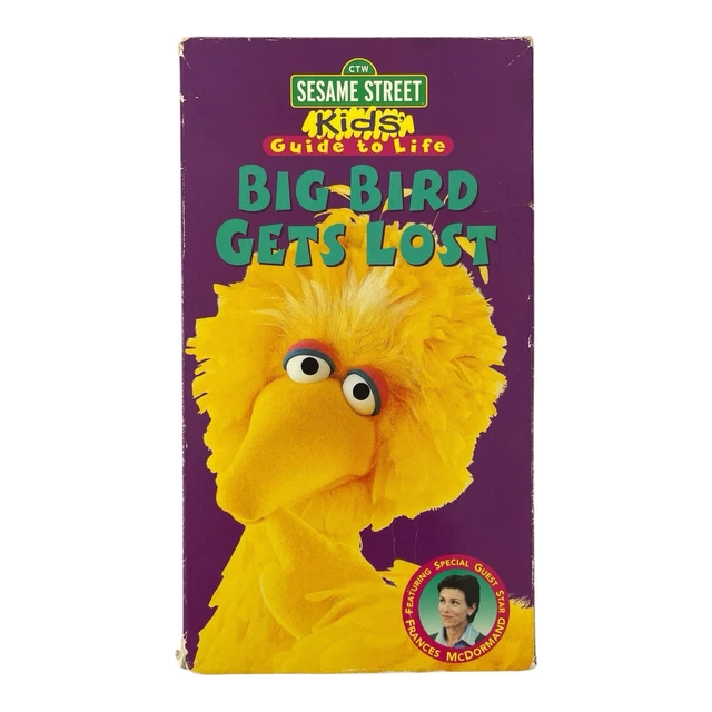 SESAME STREET: BIG Bird Gets Lost Kids Guide To Life (VHS 1997) $24.06 ...