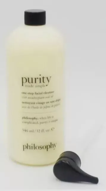 Philosophy Purity Made Simple One Step Facial Cleanser 32oz w/Meadowfoam Seed Oi