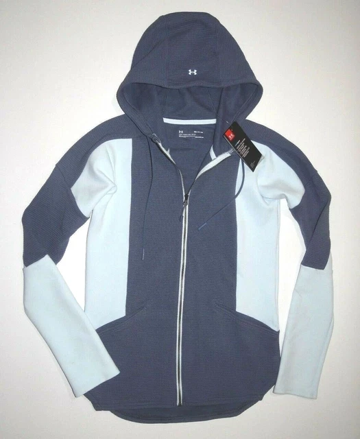 Donna Under armour Threadborne Vestibilità Larga Felpa Cappuccio e Zip Intera S