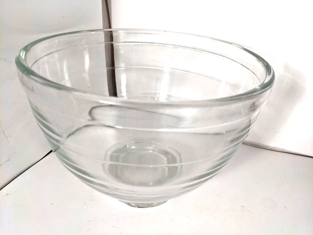 VTG Pyrex KitchenAid Glass Mixing Bowl Beehive Twist Lock 3qt Heat Resistant USA