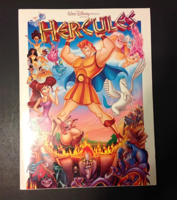 Walt Disney Pictures 1997 Hercules Tri-Fold Production Credits Press Kit 9x12