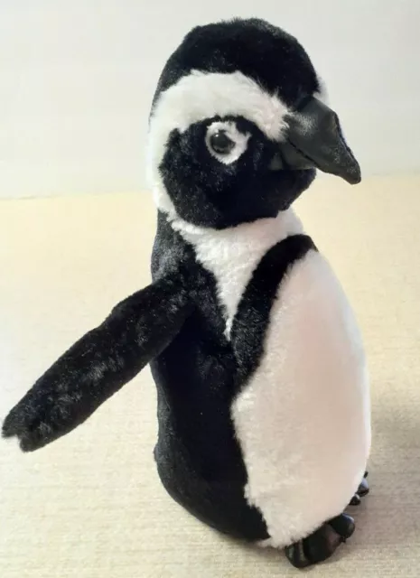 Aurora 8" African Penguin Plush Soft Realistic Toy *Black & White