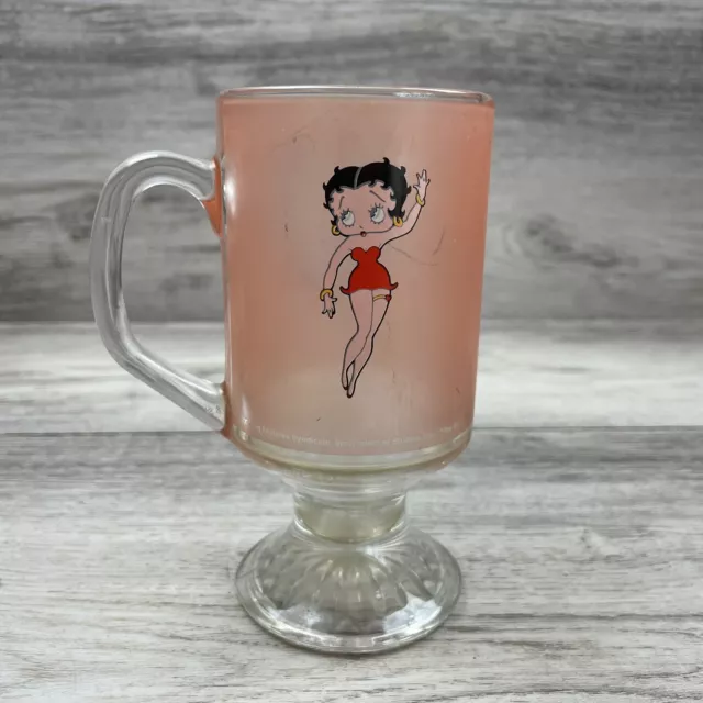 Betty Boop Pedestal Pink Coffee Mug 16 oz