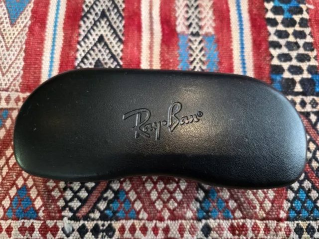 Genuine Ray-Ban Hard Shell Black Branded Glasses Case VGC