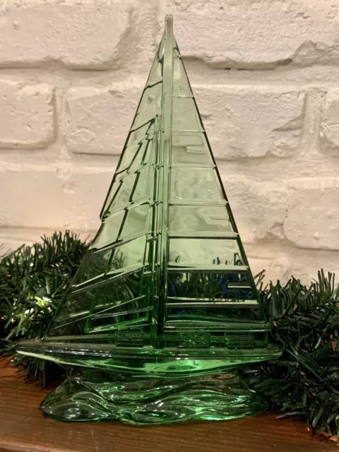 Waterford Crystal 6.5 Christmas Tree Sculpture CLEAR MINT Boxed MIB