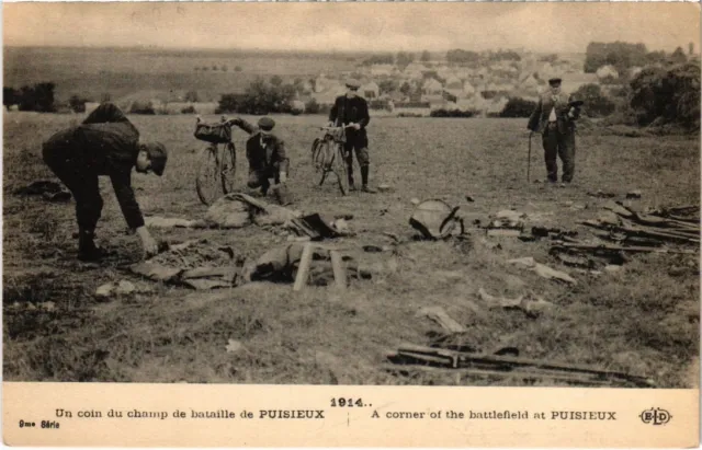 CPA Puiseux Un coin du champ de bataille FRANCE (1300468)