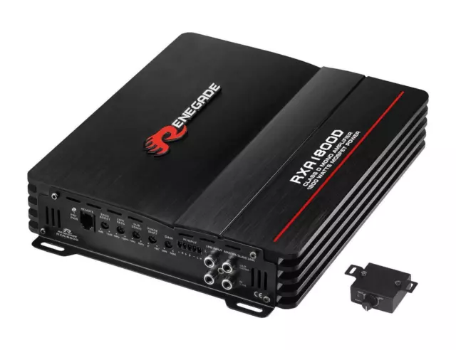 Renegade RXA1800D Numérique Monobloc 1 Canal D Amplificateur 900 Watt RMS