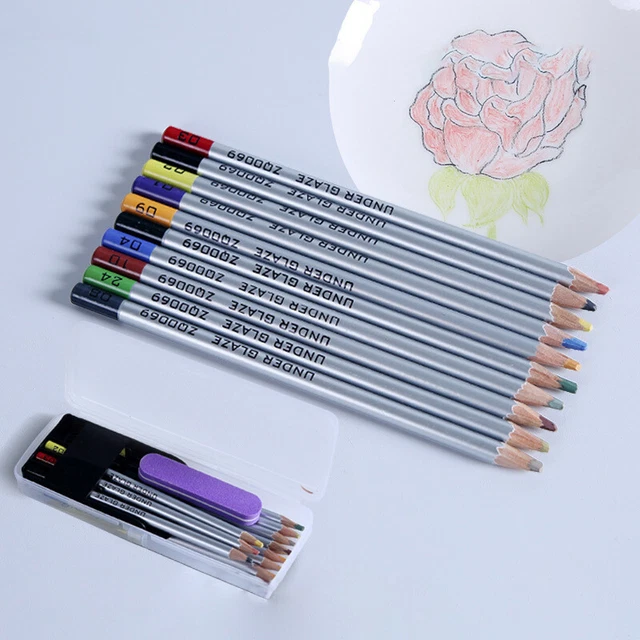 Colored Pencils Ceramic DIY Painting Hand-Painted Color Lead  Pen Tools