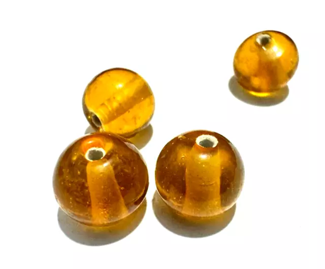 Perle Di Vetro Murano Ø10Mm, Hand-Made, Per Decorazioni, Gioelli (400 Pezzi)