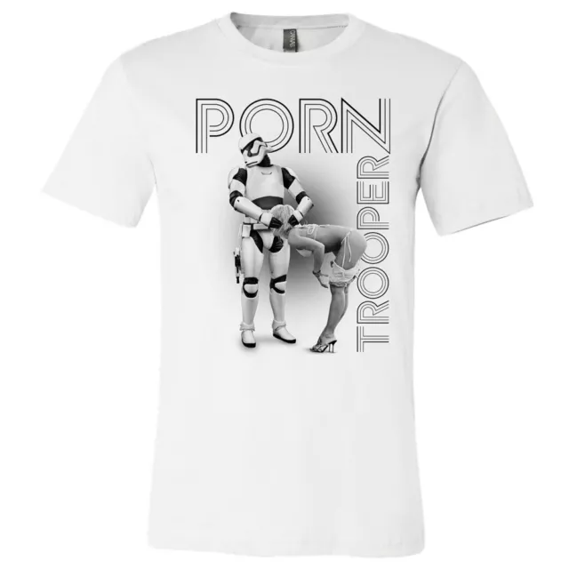 Star Wars Porn Trooper Premium Slogan Funny T-Shirt Stormtrooper