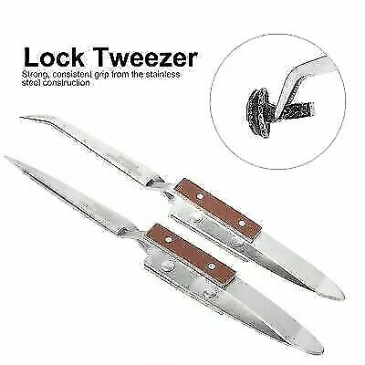 Practical Tweezers Soldering  Locking Set  Tweezer Jewelry Making Tools