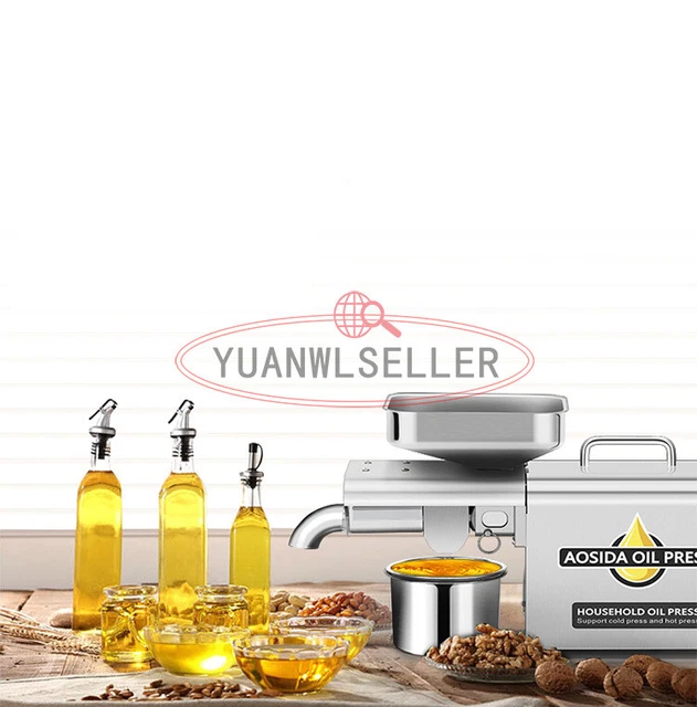 220/110v 304 Automatic Hot Cold Oil Expeller Olive Kernel Oil Press machine