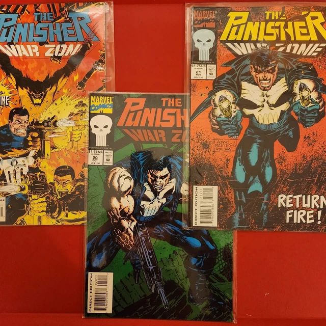 The Punisher: War Zone #1-41 (Missing #33) Annual #1 1992 Marvel Comic Books VF 7