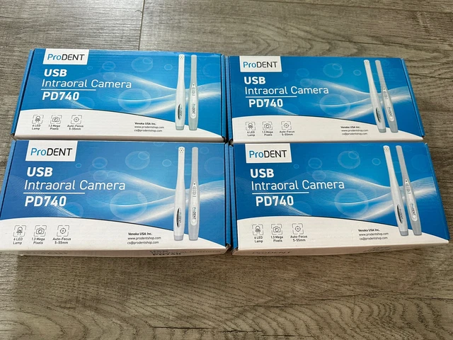 ProDENT Dental Intraoral Camera USB connection PD740 - Set Of 4