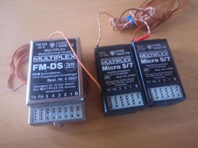 3 Empfänger Multiplex Fm 35 Mhz