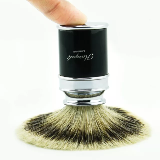 Classic Mens Grooming Silvertip Badger Hair Wet Shaving Brush By Haryali London 3