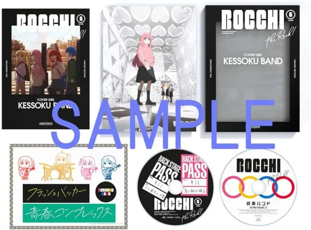 New BOCCHI THE ROCK Vol.6 First Limited Edition DVD Soundtrack CD Booklet Japan