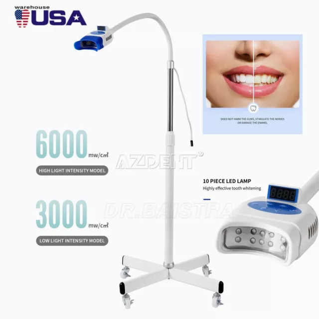 Dental Mobile Teeth Whitening Machine Lamp Bleaching Cold LED Light Accelerator