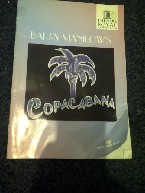 Barry Manilow's Copacabana Theatre Souvenir Brochure 1996